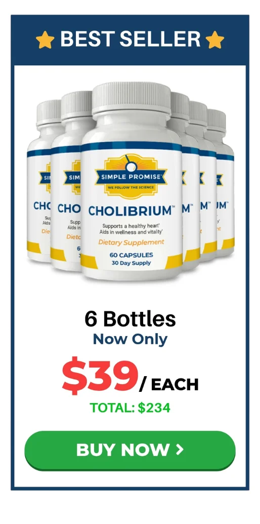 Cholibrium™ 6 bottles pricing